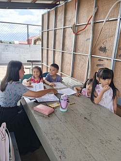 Teaching in Maligon